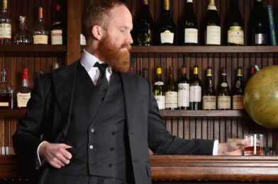 Michael Andrews Bespoke Black Suit - custom suits nyc bespoke tailor midtown, noho