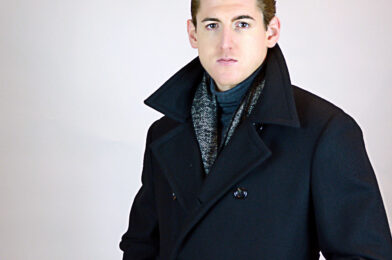 Custom Navy Peacoat - custom suits nyc bespoke tailor midtown, noho