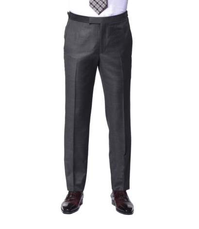 Grey Pick & Pick Classic Bespoke Trouser - custom suits nyc bespoke tailor midtown, noho