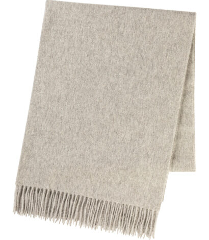 Light Grey Classic Cashmere Stole - custom suits nyc bespoke tailor midtown, noho