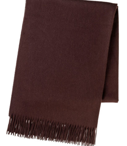 Chocolate Classic Cashmere Stole - custom suits nyc bespoke tailor midtown, noho