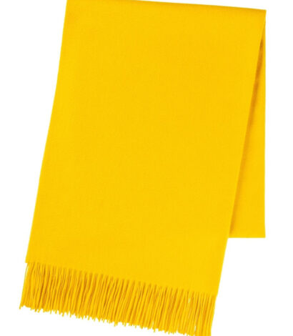 Yellow Classic Cashmere Stole - custom suits nyc bespoke tailor midtown, noho