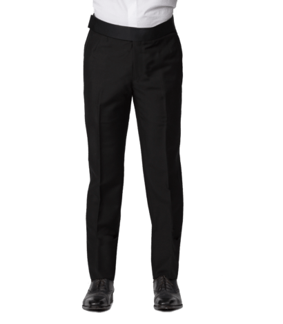 Black Mohair Classic Bespoke Trouser - custom suits nyc bespoke tailor midtown, noho