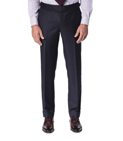 Navy Twill Signature Bespoke Trouser - custom suits nyc bespoke tailor midtown, noho
