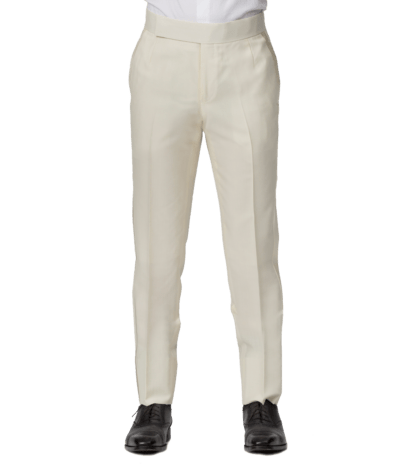 Cream Bespoke Formal Trouser - custom suits nyc bespoke tailor midtown, noho