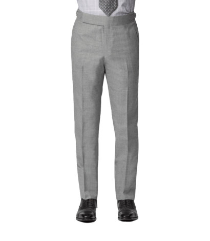 Light Grey Sharkskin Bespoke Trousers - custom suits nyc bespoke tailor midtown, noho