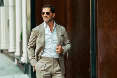 Michael Andrews Tan Solaro Suit - custom suits nyc bespoke tailor midtown, noho