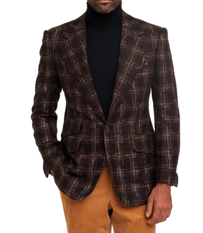 Michael-Andrews-Burgundy-Plaid-Sport-Coat - custom suits nyc bespoke tailor midtown, noho