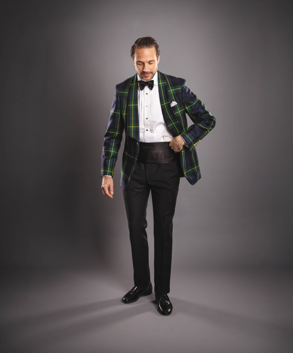 Gordon Tartan Dinner Jacket - He Spoke Style Shop - custom suits nyc bespoke tailor midtown, noho