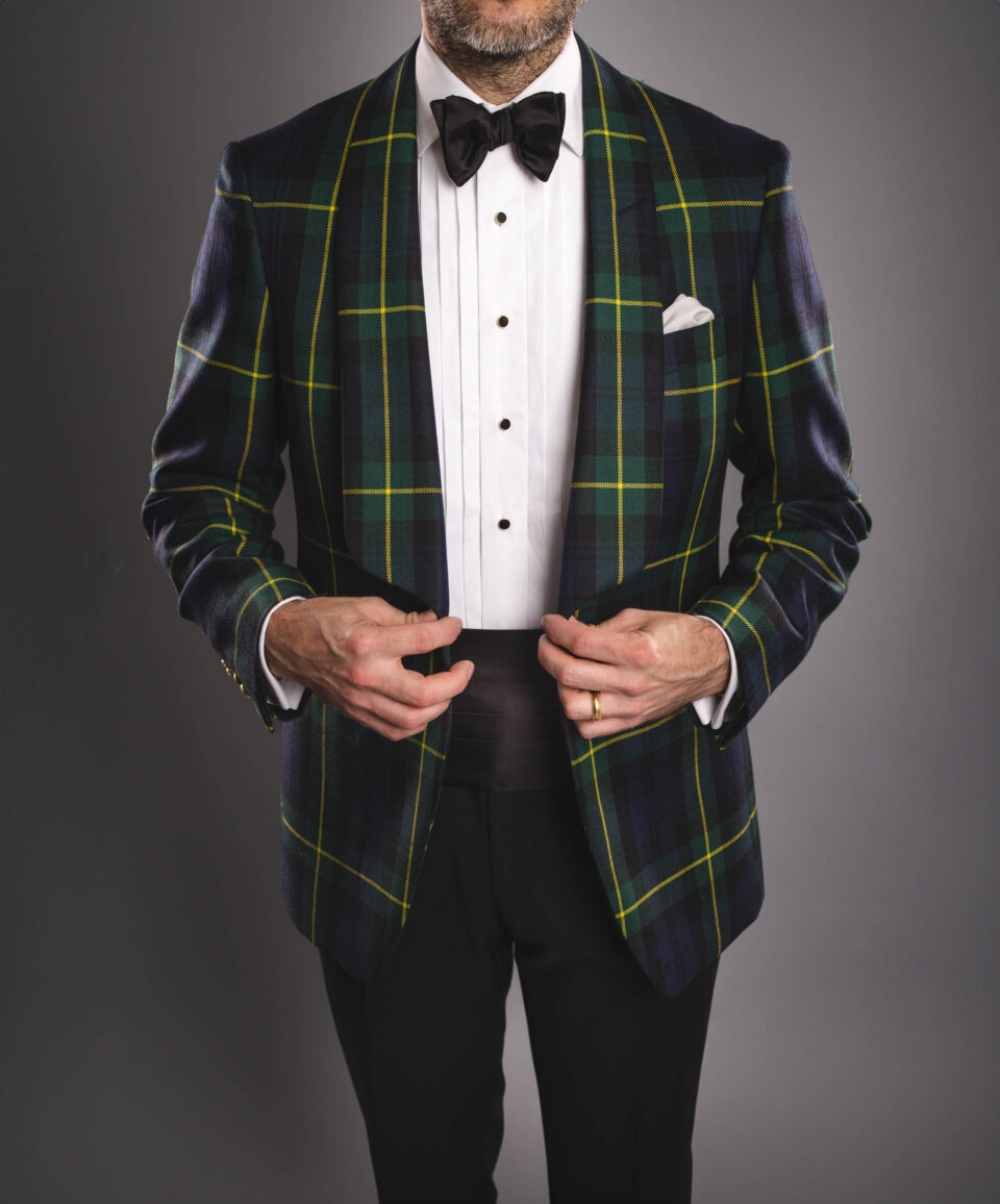 Gordon Tartan Dinner Jacket - He Spoke Style Shop - custom suits nyc bespoke tailor midtown, noho