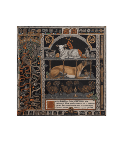 (product) The Faithful Lamb Slate Fog Pocket Square - custom suits nyc bespoke tailor midtown, noho