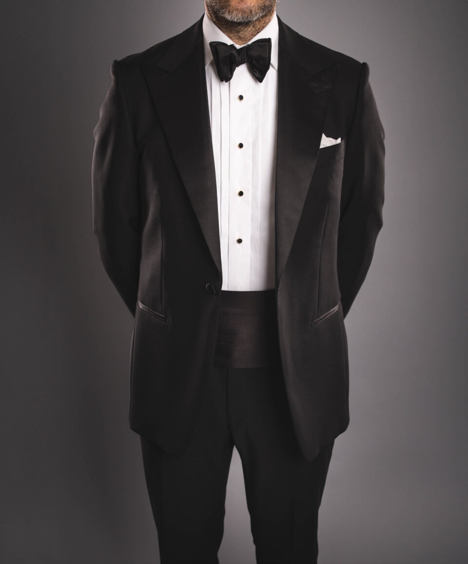 Classic Black Tuxedo - He Spoke Style Shop - custom suits nyc bespoke tailor midtown, noho