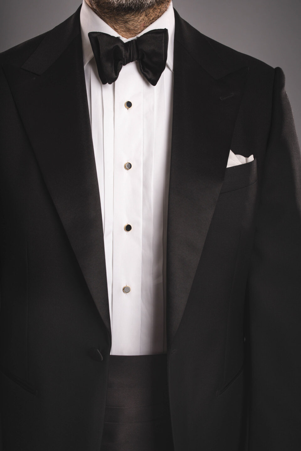 Classic Black Tuxedo - He Spoke Style Shop - custom suits nyc bespoke tailor midtown, noho