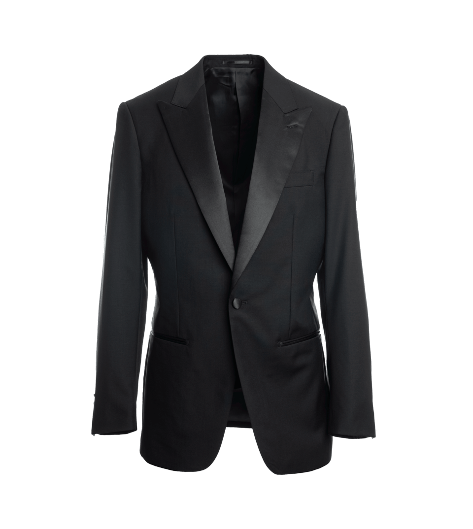 (product) Classic Black Tuxedo, He Spoke Style - custom suits nyc bespoke tailor midtown, noho