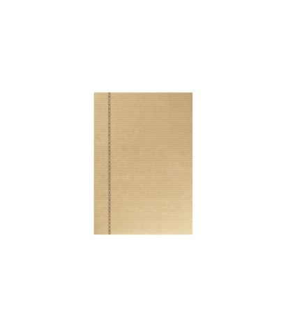 La Compagnie du Kraft Brown Striped Notebook Refill - custom suits nyc bespoke tailor midtown, noho