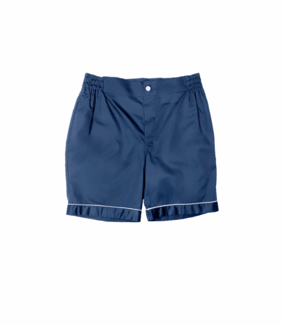 MAB Custom Navy Pajama Shorts - custom suits nyc bespoke tailor midtown, noho
