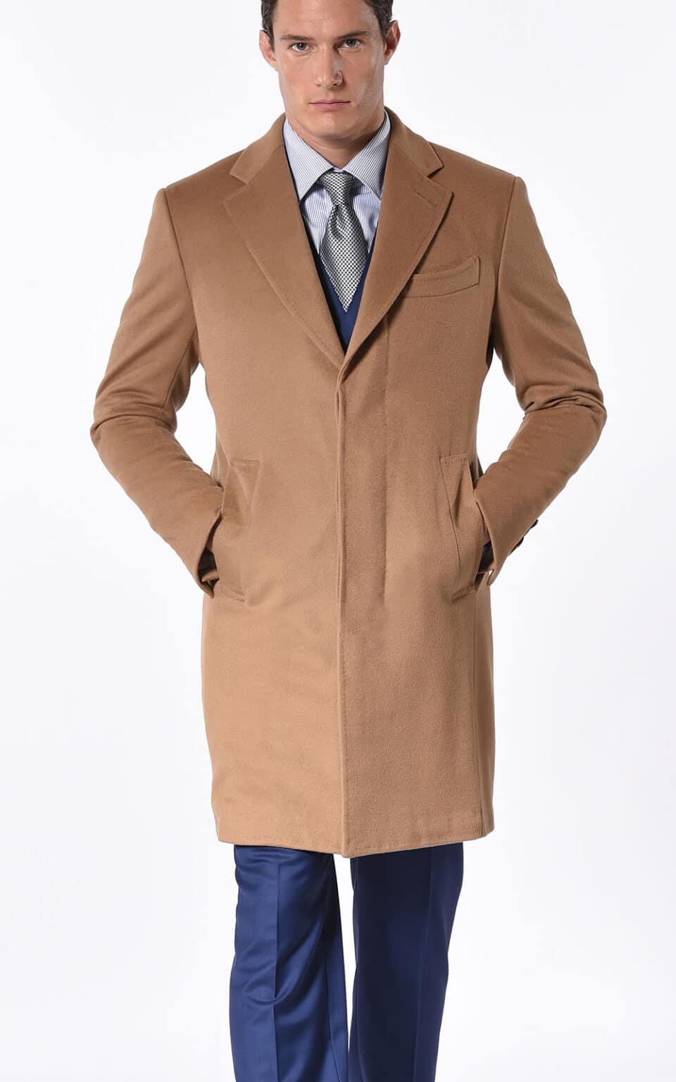 (product) Pure Camelhair Classic Topcoat - custom suits nyc bespoke tailor midtown, noho