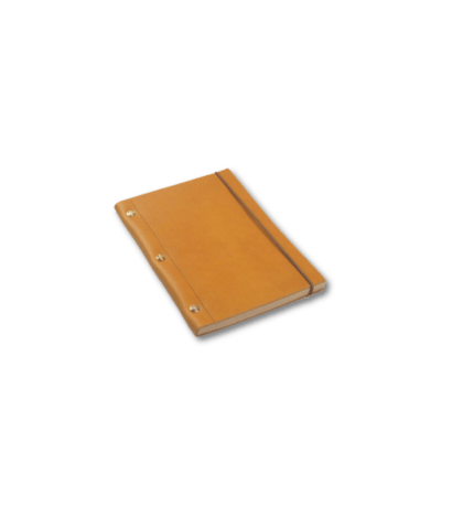 gold_la_compagnie_du_kraft-leather-notebook-1x1-1 - Gold La Compagnie du Kraft Leather Notebook - custom suits nyc bespoke tailor midtown, noho