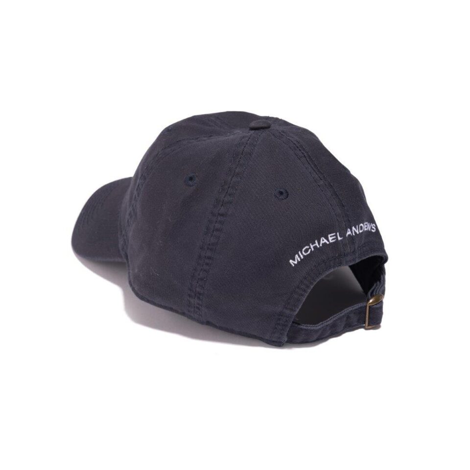 (product) Michael Andrews Hamptons Navy Hat, Back view - custom suits nyc bespoke tailor midtown, noho