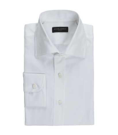 Michael-Andrews-Induo-Stain-Resistant-White-Twill-Dress-Shirt - custom suits nyc bespoke tailor midtown, noho