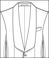 jkt-lapel-1-btn-bib-shawl -  - custom suits nyc bespoke tailor midtown, noho
