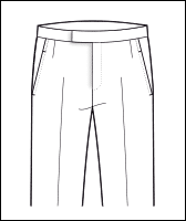 pants-front-flat -  - custom suits nyc bespoke tailor midtown, noho
