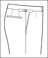 pants-waistband-metal-adjuster -  - custom suits nyc bespoke tailor midtown, noho