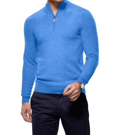 (product) Olive Cashmere Crew Neck Sweater - custom suits nyc bespoke tailor midtown, noho