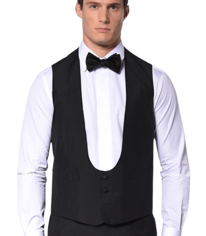 Michael-Andrews-Classic-Black-Mohair-U-Front-Vest - custom suits nyc bespoke tailor midtown, noho