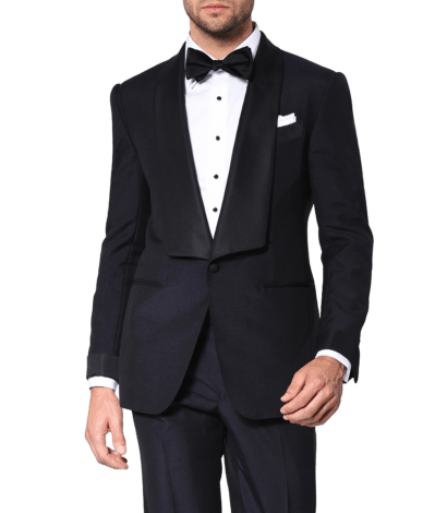 (product) Midnight Tonik Mohair Signature Bespoke Tuxedo - custom suits nyc bespoke tailor midtown, noho