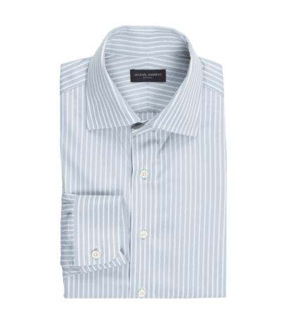 Michael-Andrews-Grey-Block-Stripe-Shirt - custom suits nyc bespoke tailor midtown, noho