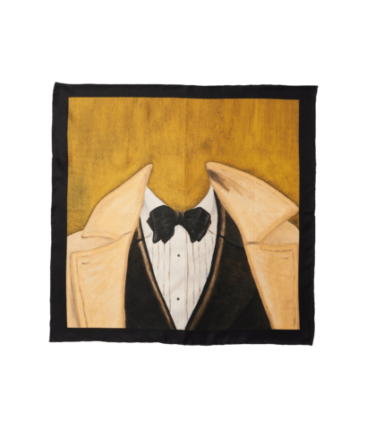 Michael Andrews x Daniel Falcon Evening at the Palms Pocket Square - custom suits nyc bespoke tailor midtown, noho