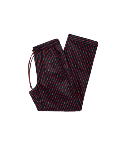 Michael-Andrews-Custom-Navy-Red-Horse-Bit-Pajama-Pant - custom suits nyc bespoke tailor midtown, noho