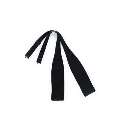 78 - Black Silk Satin Butterfly Pre-Tied Bowtie (2 5/8
