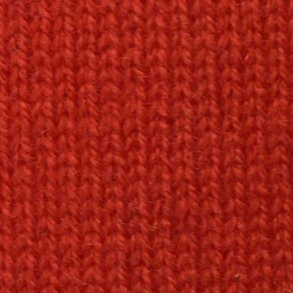 (product) Red Cashmere 1/4 Zip Mock Sweater, Close-up texture detail showcasing the knit pattern