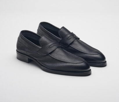 (product) Brera Cervo Nero Loafer, Angled pair view