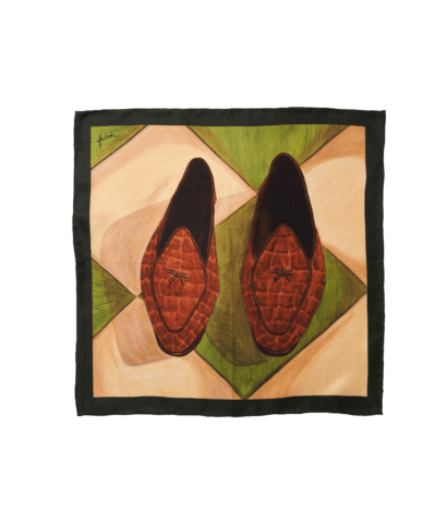 Michael Andrews x Daniel Falcon 'Mr Uptown' Pocket Square
