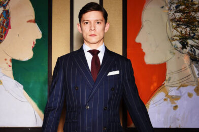 Pierre Siue in Michael Andrews Bespoke Wide Stripe, Lead Image