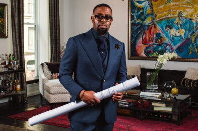 Tai Doughty – Founder, Walker Design Studios wearing suit from Michael Andrews Bespoke