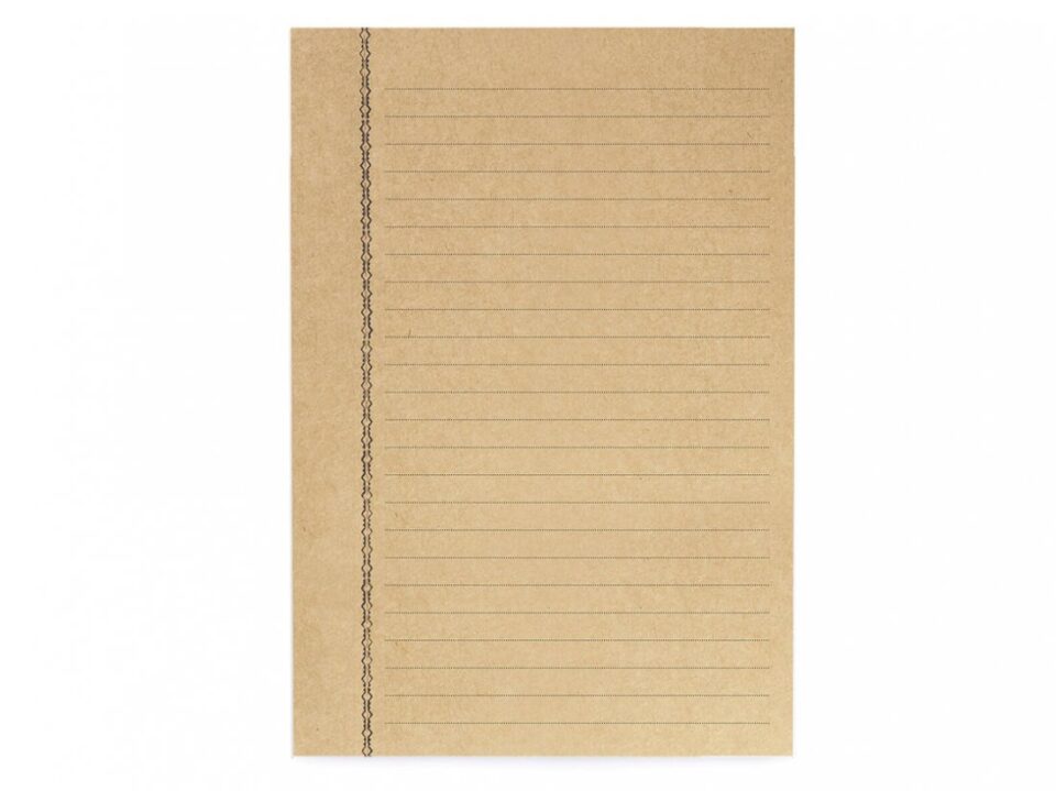 (product) La Compagnie du Kraft Notebook Refill - Brown Lined