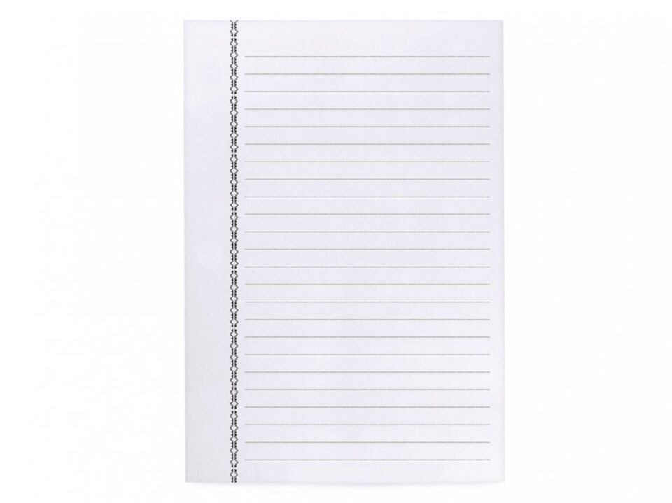 White Lined Paper Refill - La Compagnie du Kraft Leather Notebook