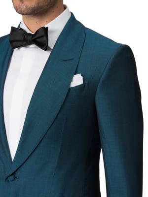 Black Silk Satin Pre-Tied Bowtie (2 1/2