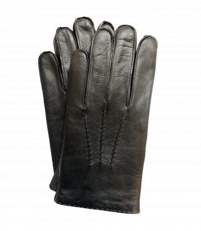 Handsewn Lambskin Black Dress Gloves