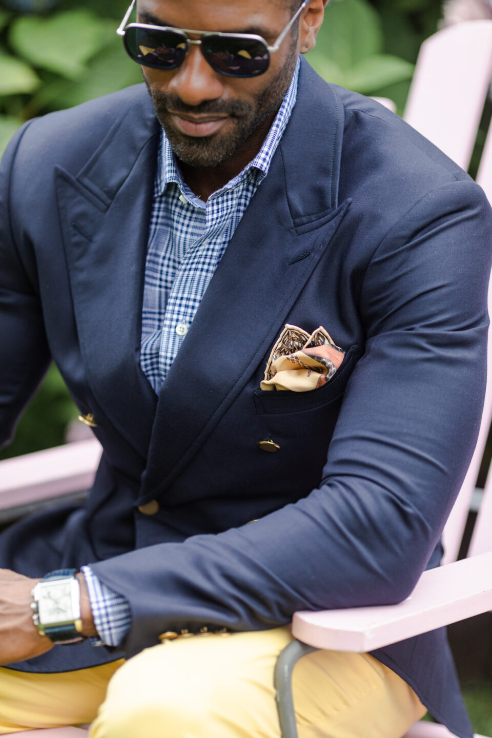 (product) Navy Solid Weave Nano 120S Sport Coat