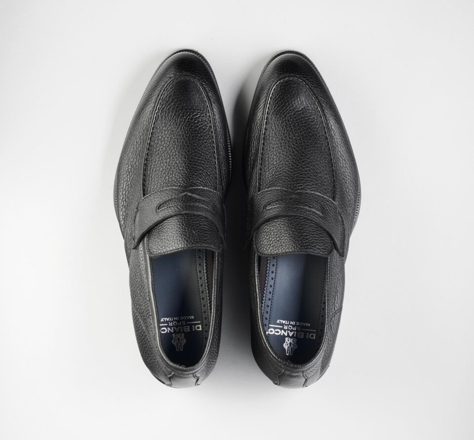 (product) Brera Cervo Nero Loafer, Top pair view