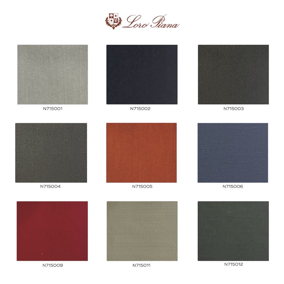 Loro Piana Fabric Options