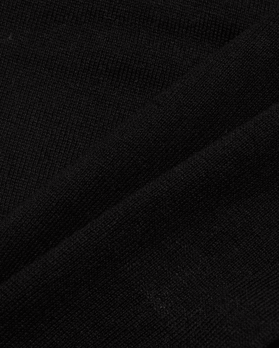 Black Silk Cashmere Fabric for Knitwear