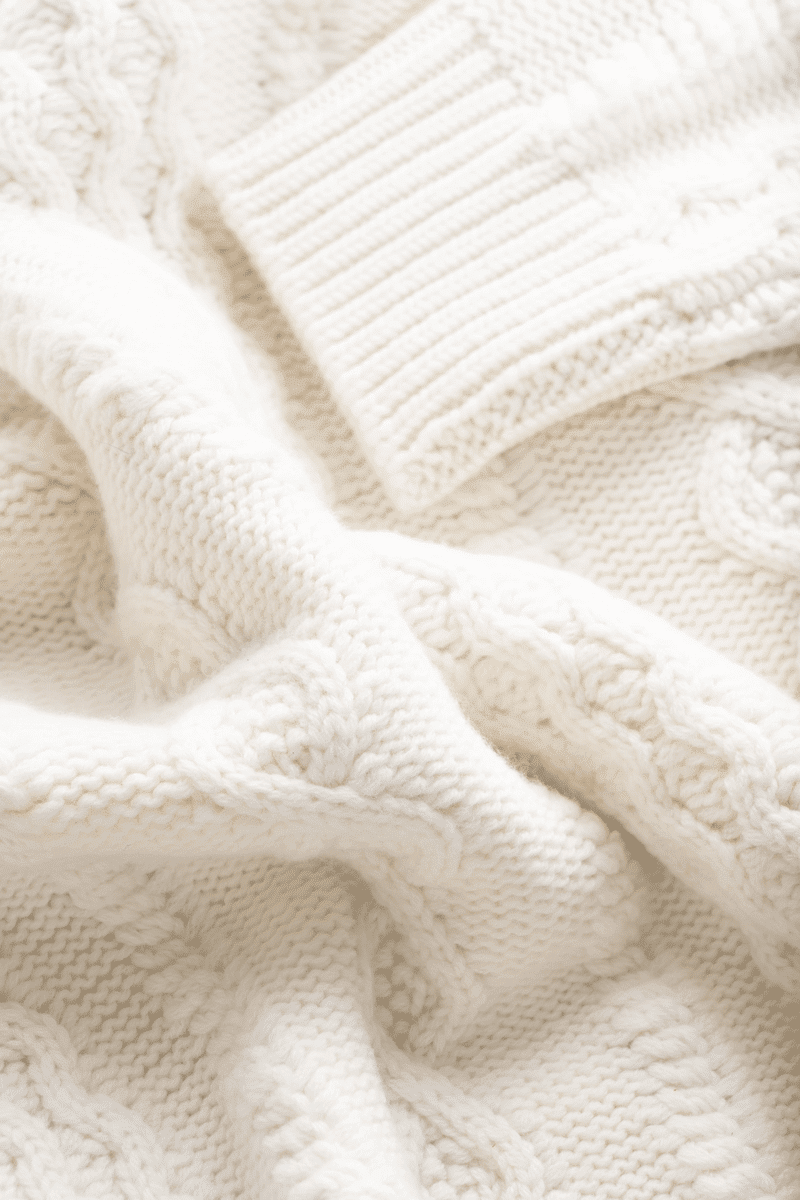 Cableknit Close Up View