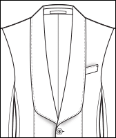 jkt-lapel-1-btn-bib-shawl -  - custom suits nyc bespoke tailor midtown, noho
