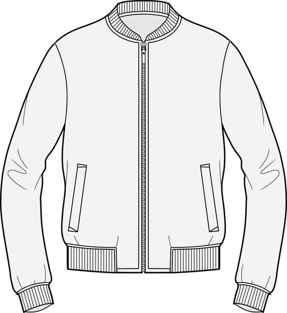 Bomber Jacket Illustration - custom suits nyc bespoke tailor midtown, noho